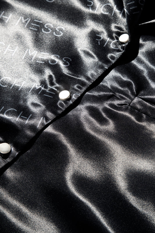 Bowling Shirt In Black - RICH MESS