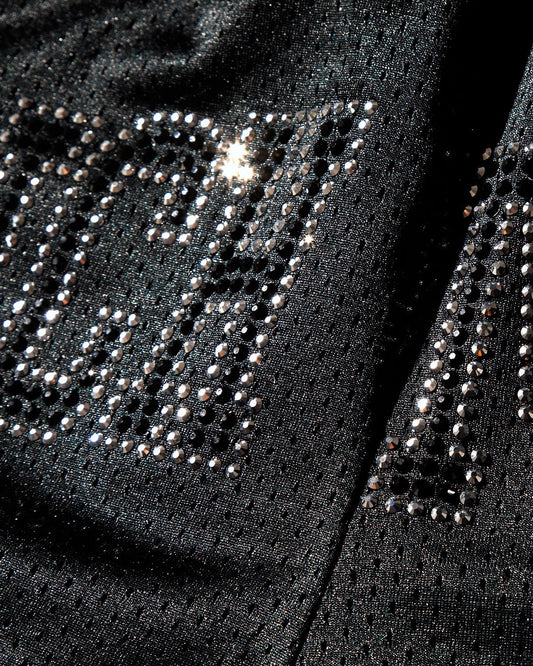 Rhinestone Basketball Shorts