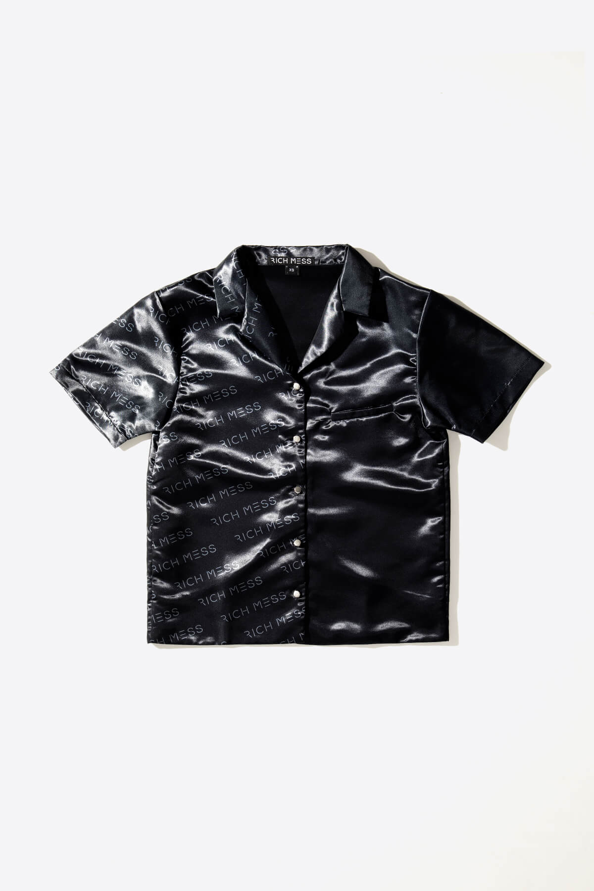 Bowling Shirt In Black - RICH MESS
