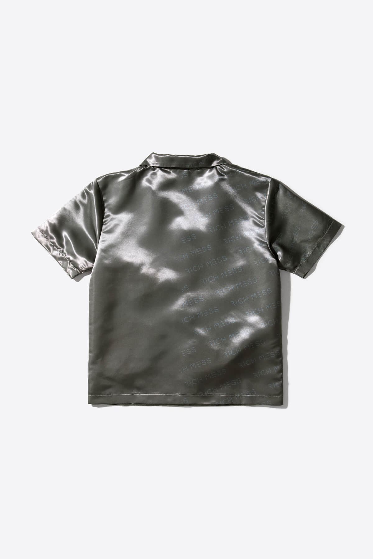 Bowling Shirt In Chrome - RICH MESS