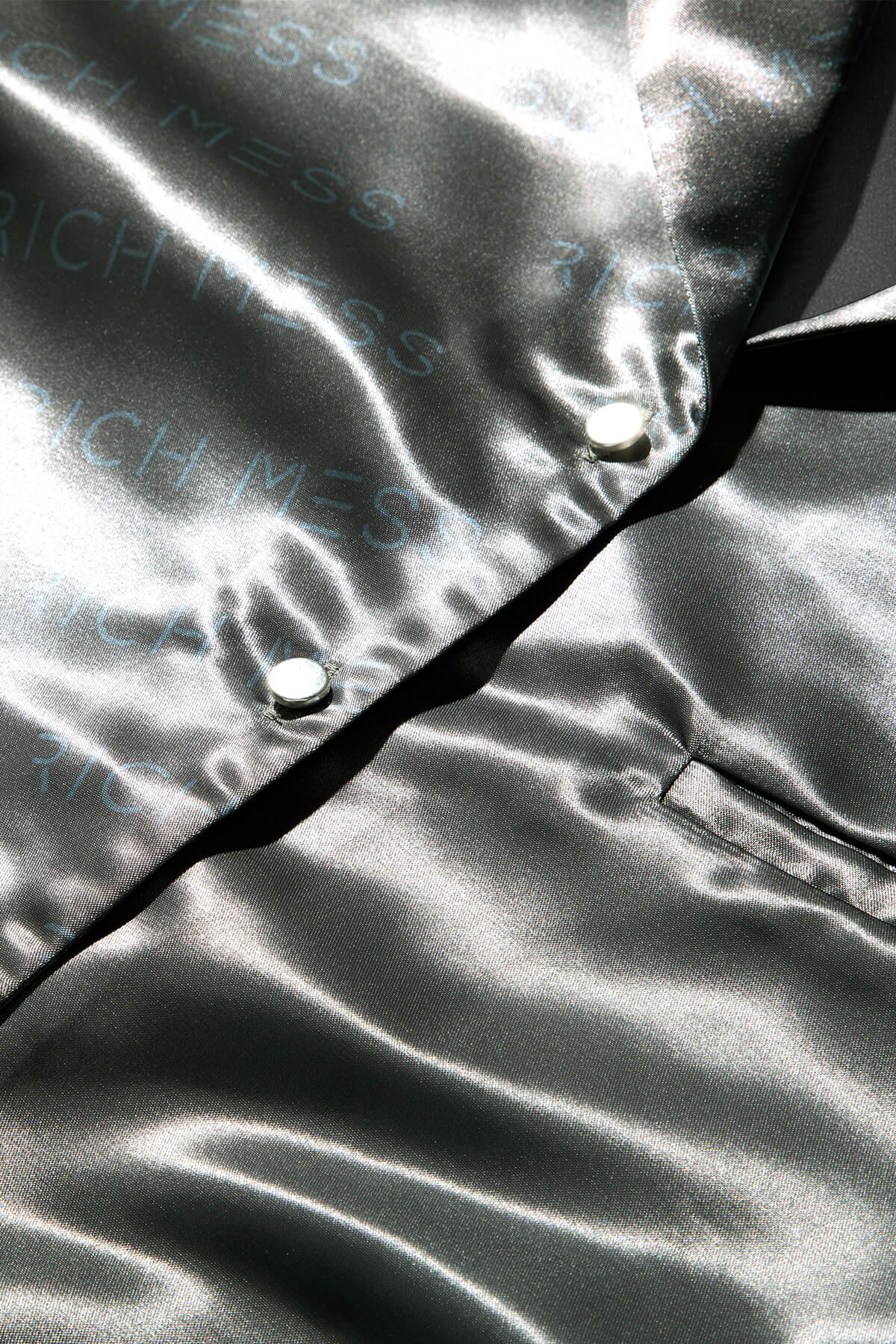 Bowling Shirt In Chrome - RICH MESS