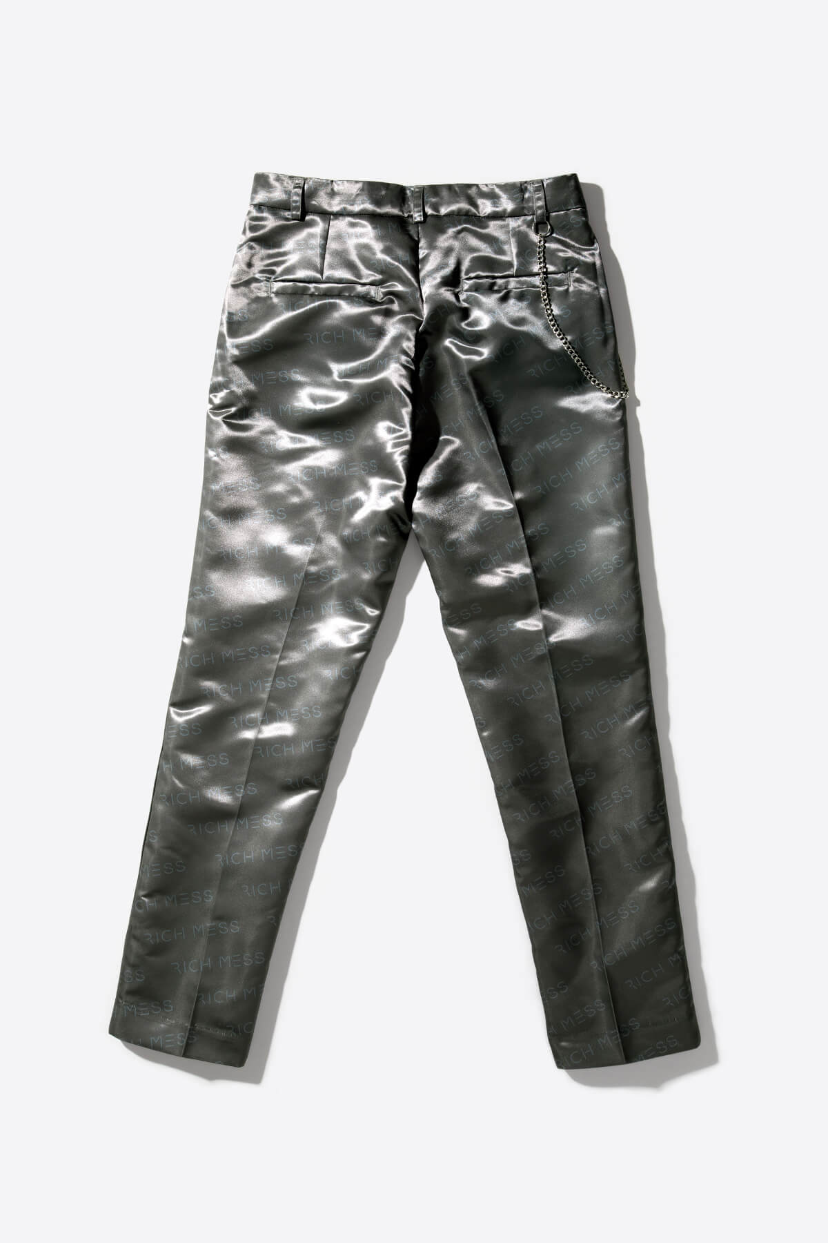 Cigarette Pant In Chrome - RICH MESS