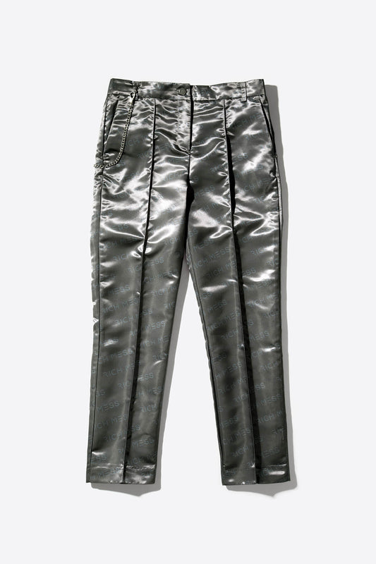 Cigarette Pant In Chrome - RICH MESS