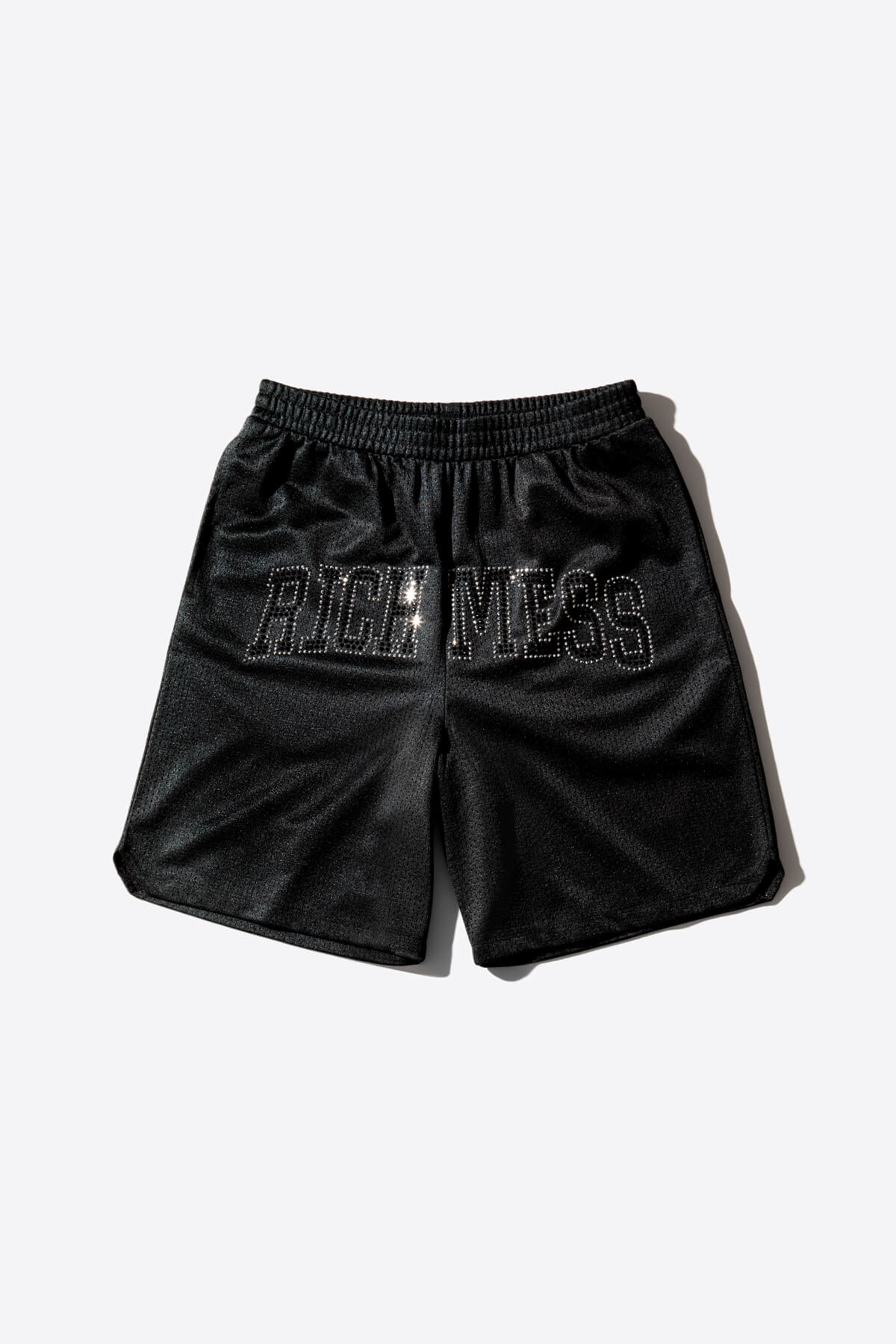 Rhinestone Basketball Shorts - RICH MESS