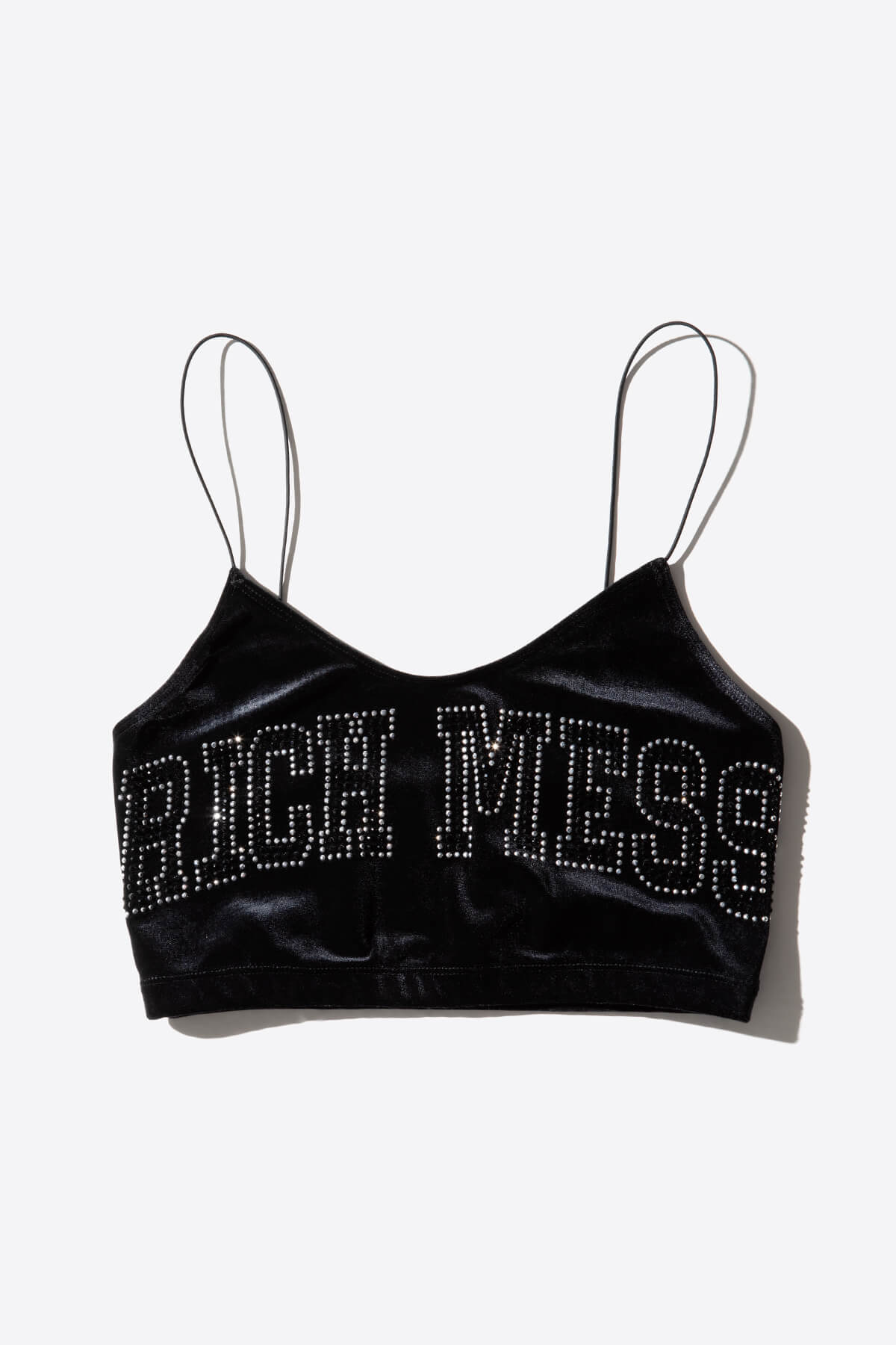 Rhinestone Crop Top - RICH MESS