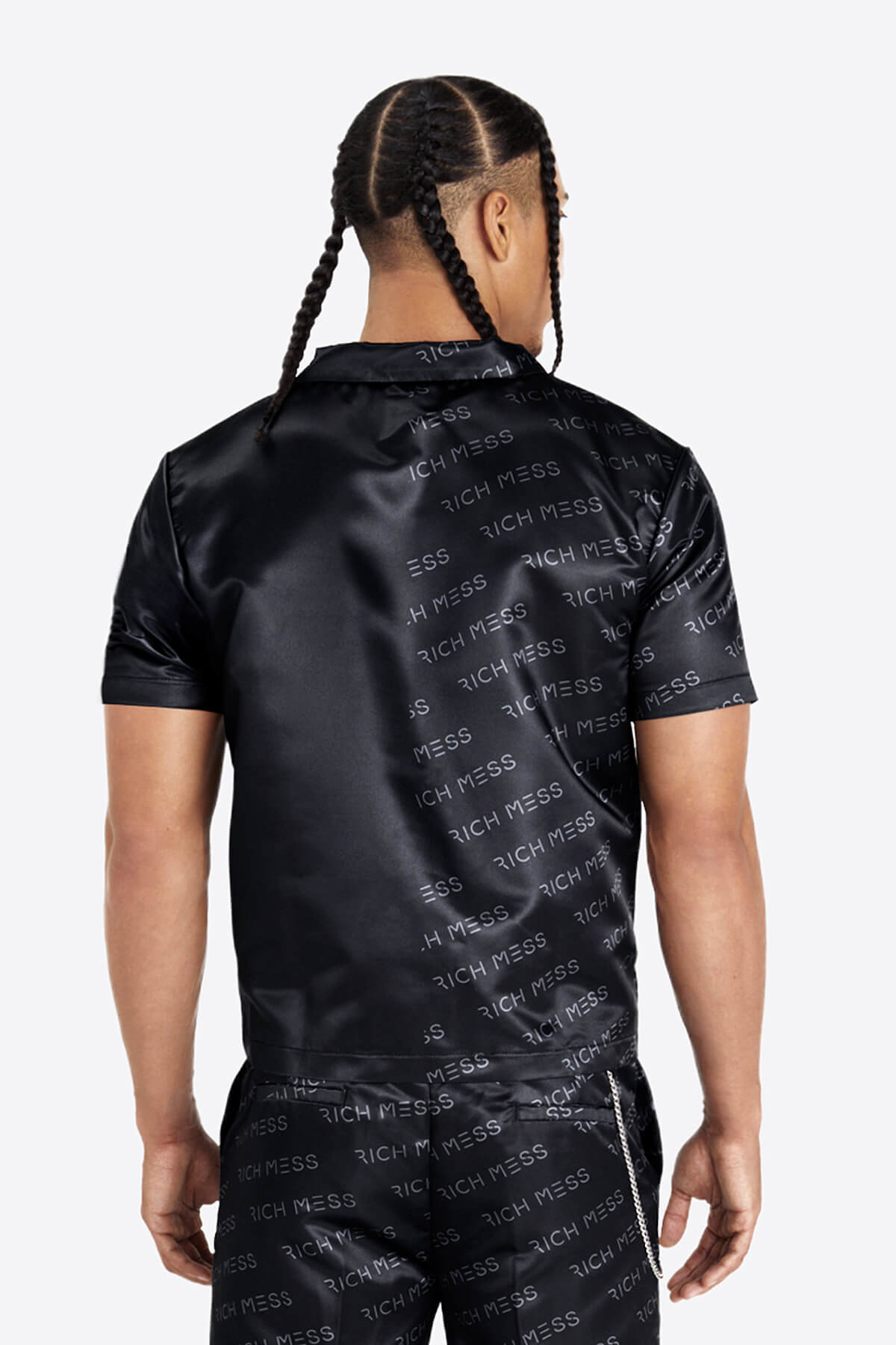 Bowling Shirt In Black - RICH MESS