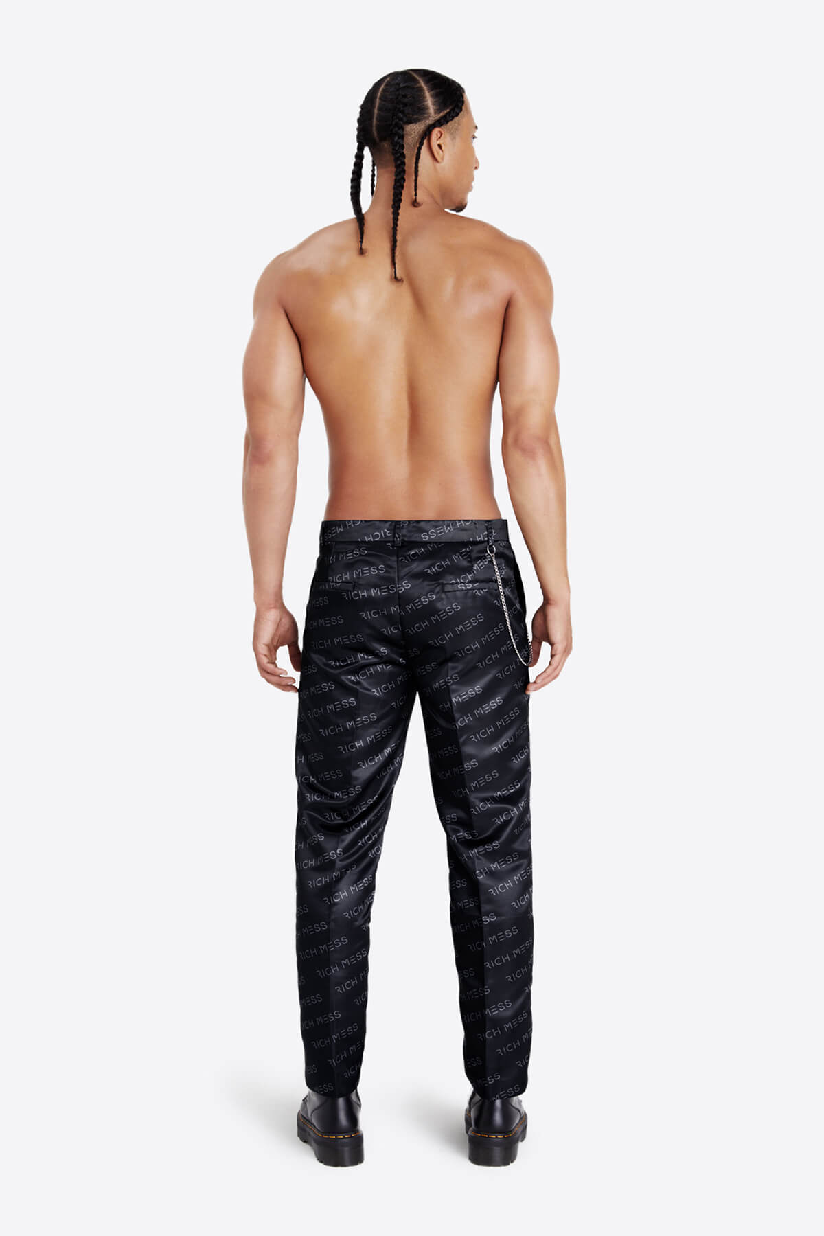 Cigarette Pant In Black - RICH MESS